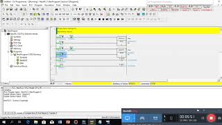 SIMULASI MOTOR FORWARD &  REVERSE MENGGUNAKAN CX-PROGRAMMER + CX DESIGNER ( PLC OMRON )