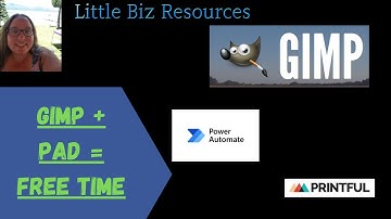 Print on Demand Automation with Power Automate Desktop and Gimp