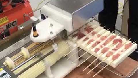 Máy xiên thịt nướng, bbq automatic