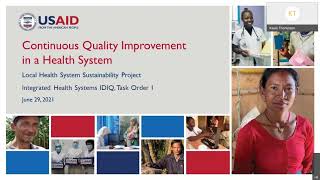 WEBINAR: Continuous Quality Improvement Within a Health System