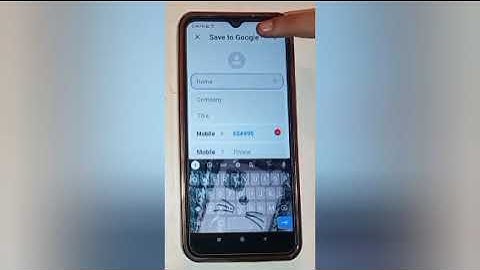 How to save contact on Google account in redmi 8a,save contact on Google account setting