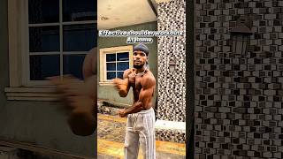 How to Build Wide Shoulders at Home #fitness #homeworkout #viral #tutorial #workout #abs