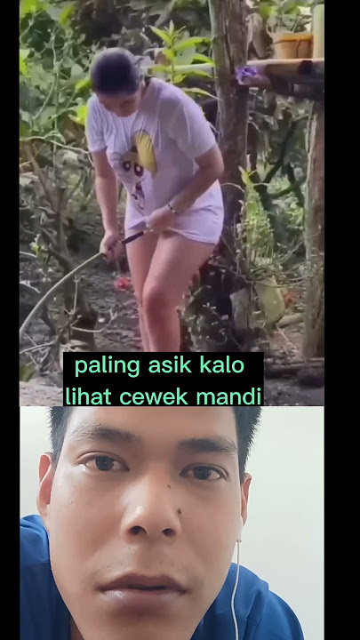 cewek mandi