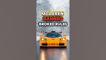 The Car That Was Too Fast To be Legal.