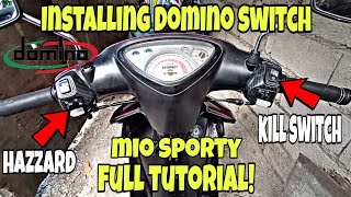 Installing Domino Switch On Yamaha Mio Sporty | Nonpro Mechanic