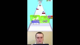 Number Merge Run : Shooting❗Level 33-41❗ #shorts #games screenshot 2