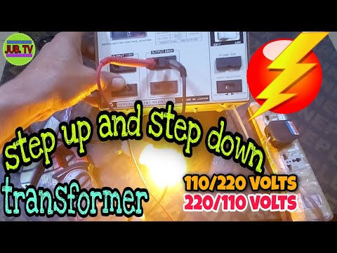 Video: Ano ang gamit ng step down transformer?