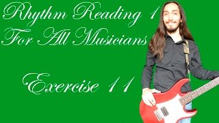 Rhythm Reading 1 - Exercise 11 Music Lessons By Emilio Ponce