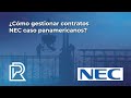 Cómo gestionar contratos NEC caso panamericanos