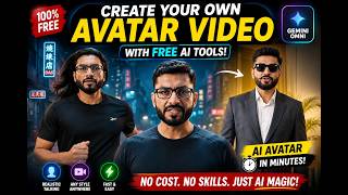 ⚡ Create Your Own Realistic AI Avatar Videos FREE with Gemini Omni | Step-by-Step Hindi