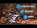 Ktm rc390 5 years  64000km ownership review  modifications  maintainence tips
