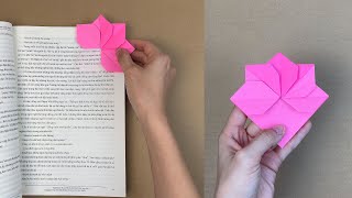 How to make a paper bookmark