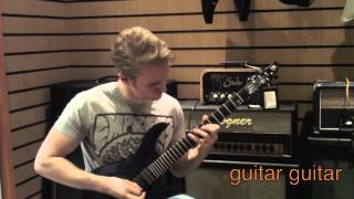 Mayones Regius GG Custom Green Blue Burst Demo by Josh Wibaut
