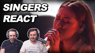 Singers React to Morissette Amon &amp; Jessica Sanchez - Stone Cold | Reaction