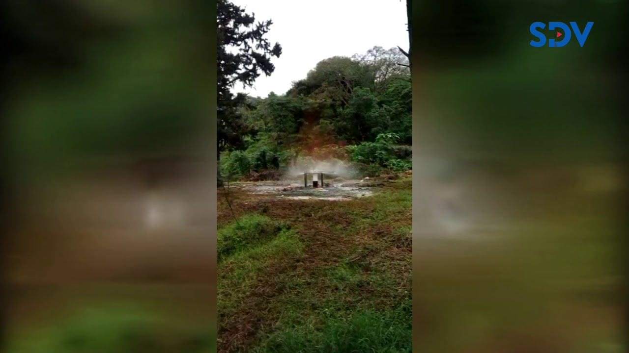 Shock as borehole explodes with fiery natural gas