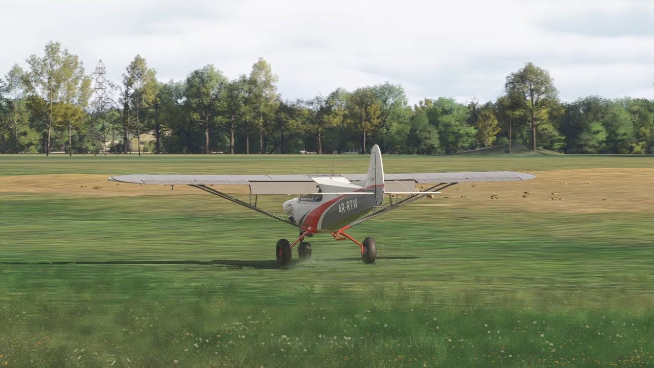 MSFS 2024 | Grass airfield | Cubcrafters NXCub landing at Sládkovičovo Airfield, Slovakia