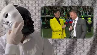 Brendan Rodgers Post Match Interview Celebration Kilmarnock 0 vs 5 Celtic 15/05/2024