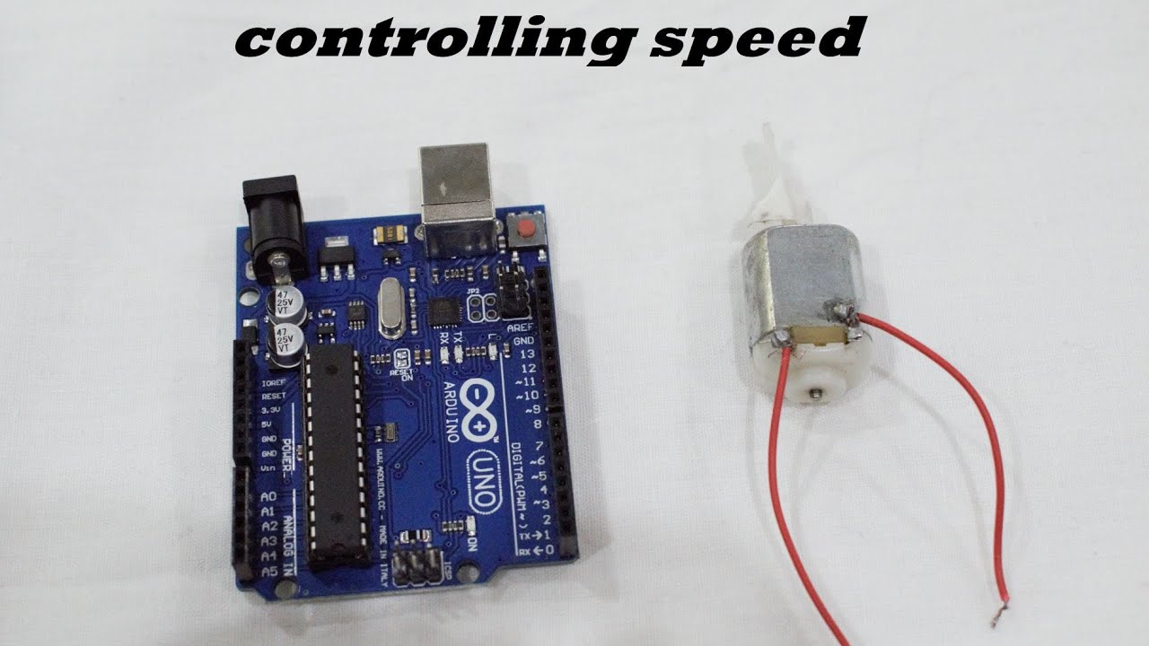 HOW to Change speed of motor using Arduino || with Code - YouTube