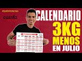 Calendario de Entrenamiento &quot;3KG MENOS EN JULIO &quot; |Entrena DESDE CASA|