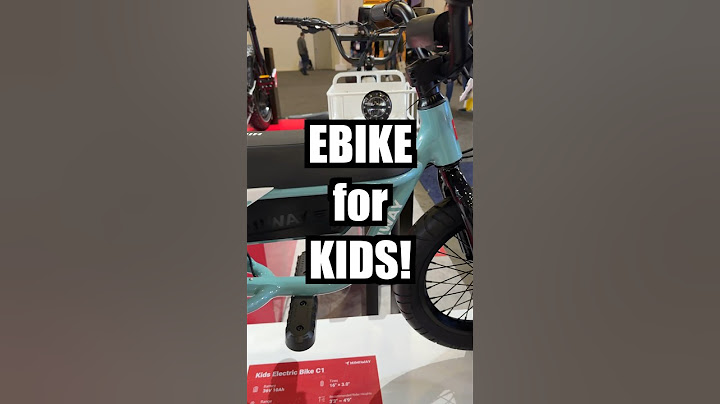 E-bikes for little kids are a thing