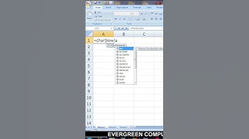 ROW(CHAR(A65)) in excel #shorts #excel #viral #trendingshorts   #youtubeshorts  #new #exceltutorial