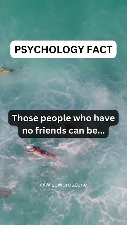 Those people who have no friends can be...#shortes #psychologyfacts #subscribe