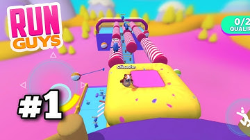 Run Guys: Royal Knockout Gameplay walkthrough part 1 (Android iOS)