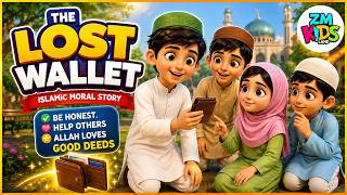 The Lost Wallet | Islamic Moral Story for Kids | Zainab & Mustafa | Honesty Is the Best | ZM Kids