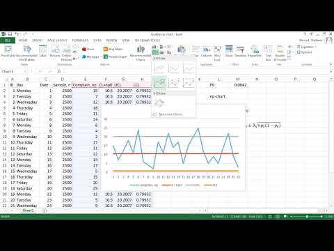Np Chart In Excel