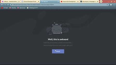 Discord Webhook | How to send a message through a webhook.