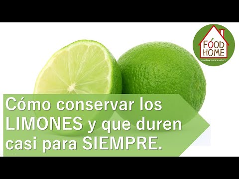 Video: Cómo Almacenar Los Limones Correctamente