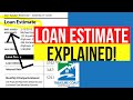 Loan Estimate Explained - Mortgage Fee Disclosure