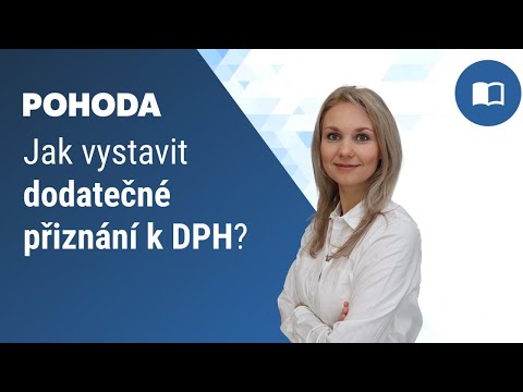 Video: Jak Vystavit Platební Příkaz K DPH