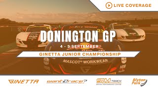 2025 Ginetta Junior Championship | Donington Park GP | Round 24 | LIVE