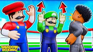 ROBLOX SHADOW BOXING AS THE SUPER MARIO BROS