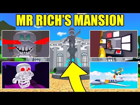 Robbing The Most Expensive Mansion In Roblox New Rob Mr Rich S Mansion Youtube - mr rich roblox youtube
