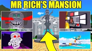 Robbing The Most Expensive Mansion In Roblox New Rob Mr Rich S Mansion Youtube - roblox rob the mansion obby walkthrough