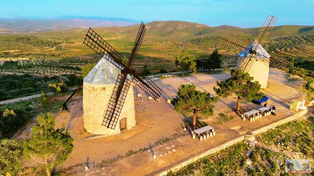 ATARDECERES EN LOS MOLINOS DE VIENTO DE  ALCUBLAS (VALENCIA)