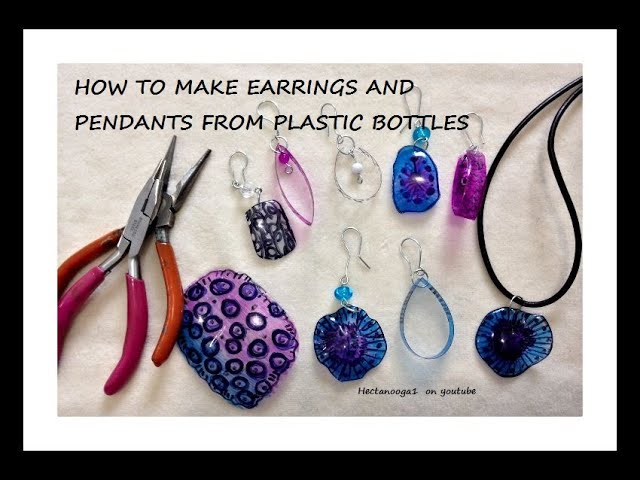 100% recycled plastic earrings