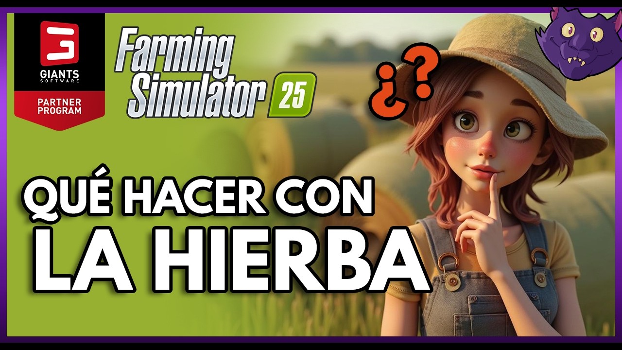 FARMING SIMULATOR 25 🚜 Que hacer con la hierba