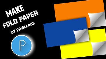 How to Creat Fold Paper in Pixellab | Pixellab Design | Pixellab Editing | Tech By Lala