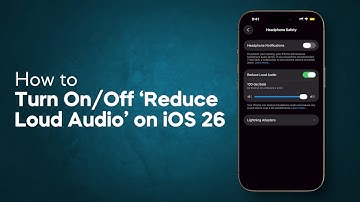 [EASY] Turn Reduce Loud Audio On or Off on iPhone iOS 26