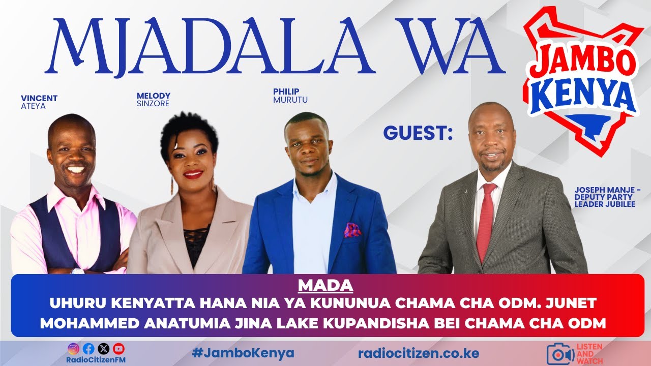 Ухуру Кениатта не намерен покупать партию ODM. Джунет Мохаммед использует его имя, чтобы поднять ...