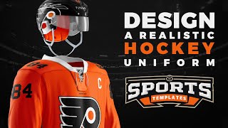 IceFlex Hockey Uniform Mockup Template - Premium - Locker Scene - Hobbyist  License —