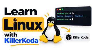 Information Learn Linux with KillerKoda 🐧 | Hands-On Linux Practice | DevOps Hindi 2026 Guide