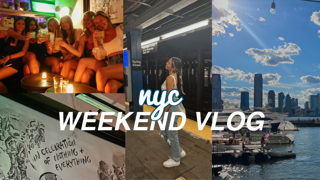 WEEKEND IN NYC: night out, new friends, & playing tourist