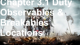 For Honor All Collectibles - Chapter 3.1 Duty Walkthrough