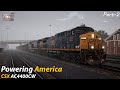 Powering America Part 2 : CSX Heavy Haul : Train Sim World 2020 1080p60fps