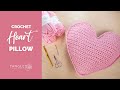 How To Make A Heart Shaped Crochet Pillow 