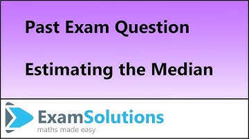 Estimating a Median by Linear Interpolation | Edexcel S1 June 2013 Q4(b) | ExamSolutions